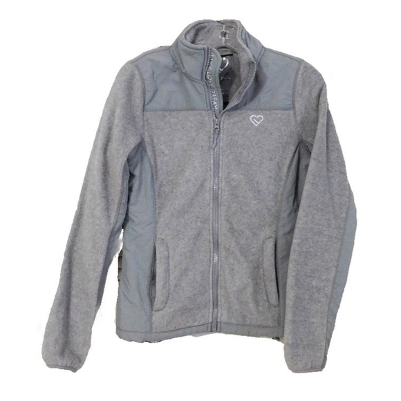 Aeropostale Jackets & Blazers - NWT-AEROPOSTALE LIVE LOVE DREAM GRAY FLEECE JACKET